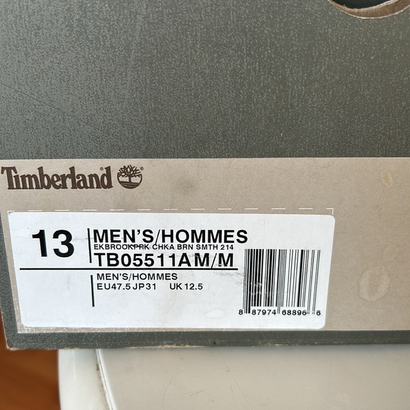 Timberland men’s Chukka leather boots - Size 13 - Picture 8 of 8